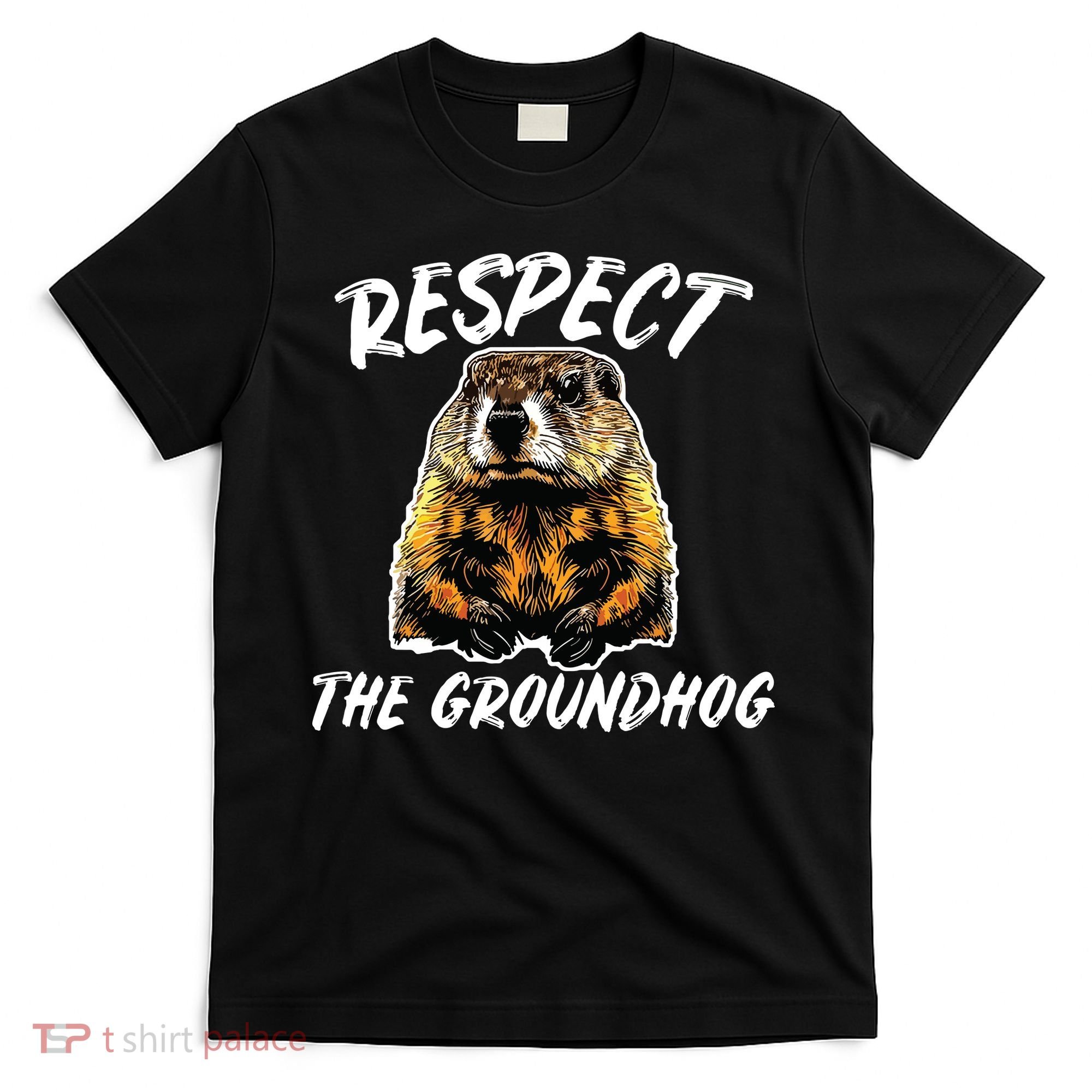 Vintage Retro Respect The Groundhog Holiday T-Shirt