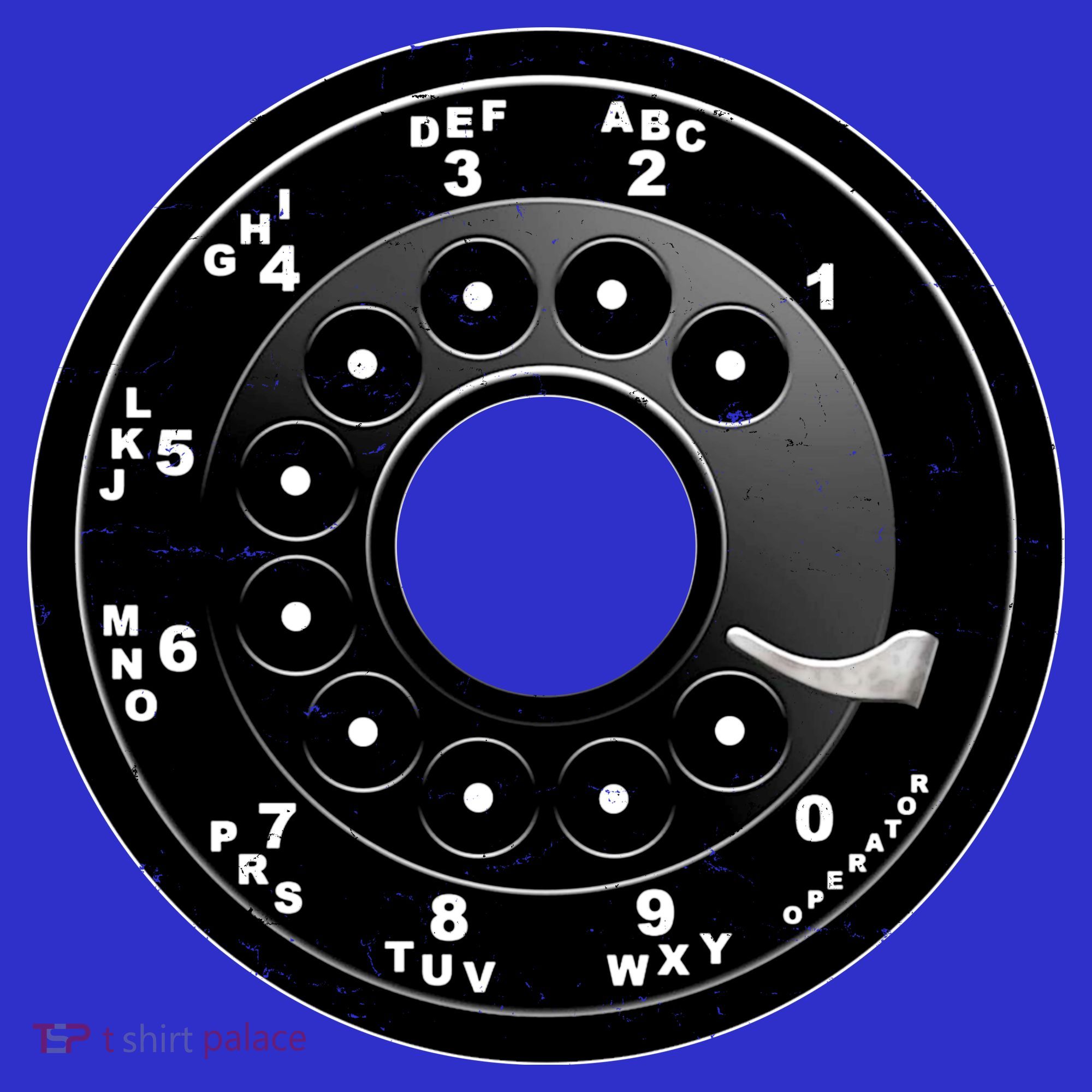 Vintage Retro Rotary Phone Dial T-Shirt