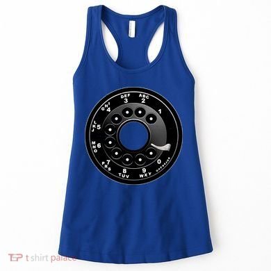 Vintage Retro Rotary Phone Dial Women's Tank Top