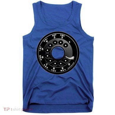 Vintage Retro Rotary Phone Dial Tank Top