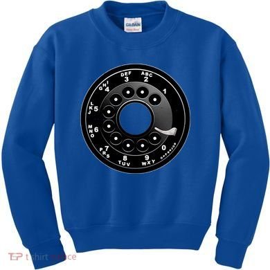 Vintage Retro Rotary Phone Dial Kids Sweatshirt