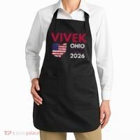 Vivek Ramaswamy Retro Grunge Vivek Governor Of Ohio 2026 Apron thumb 2