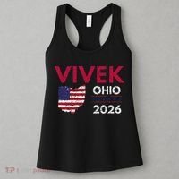 Vivek Ramaswamy Retro Grunge Vivek Governor Of Ohio 2026 Women's Tank Top thumb 3