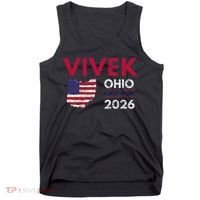 Vivek Ramaswamy Retro Grunge Vivek Governor Of Ohio 2026 Tank Top thumb 0