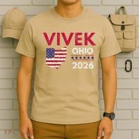 Vivek Ramaswamy Retro Grunge Vivek Governor Of Ohio 2026 T-Shirt thumb 6