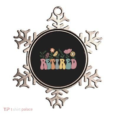 Vintage Retired Retro Retirement Gift For Women Ornament