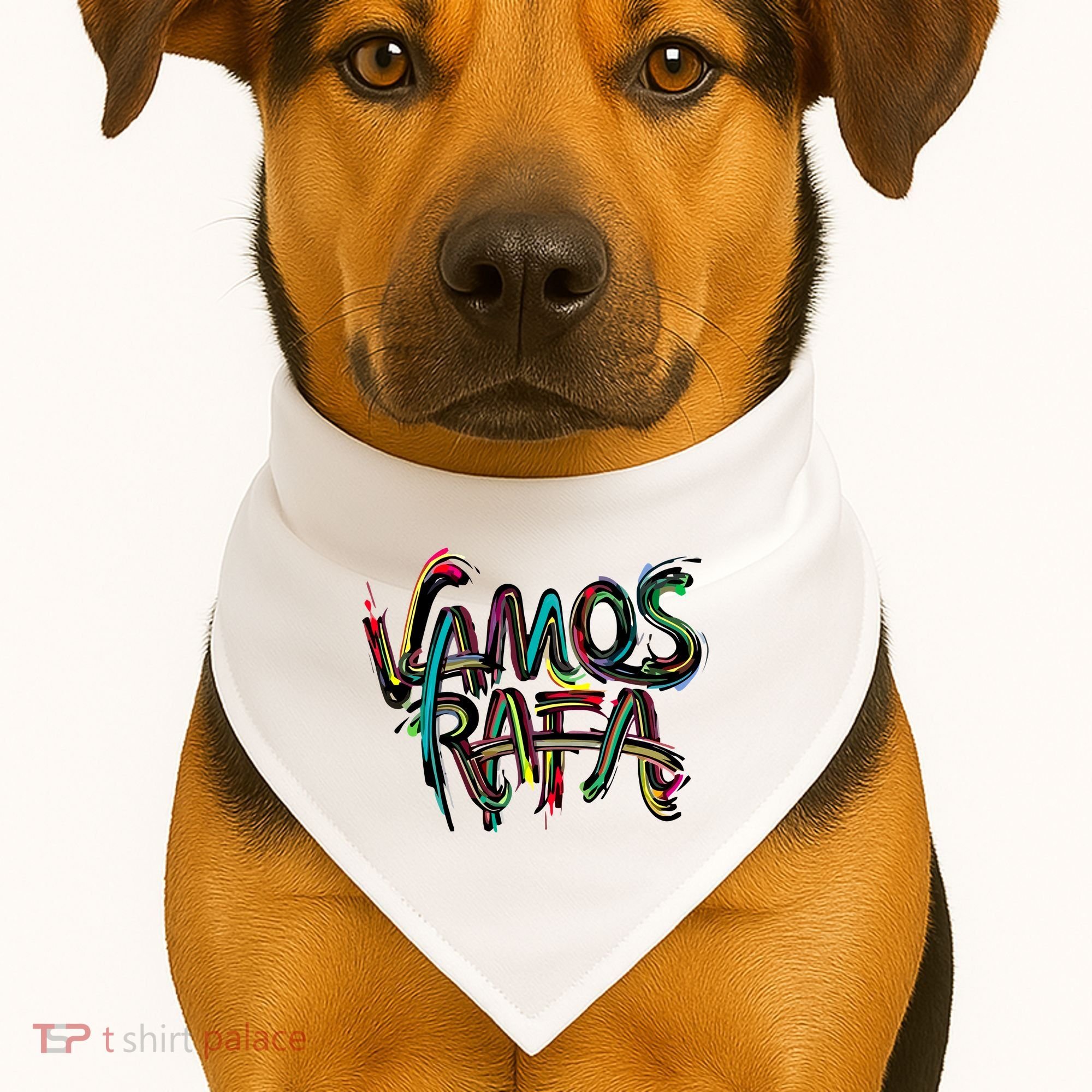 Vamos Rafa Rafael Nadal Tennis Lover USA-Made Doggie Bandana