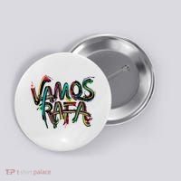 Vamos Rafa Rafael Nadal Tennis Lover Button thumb 0