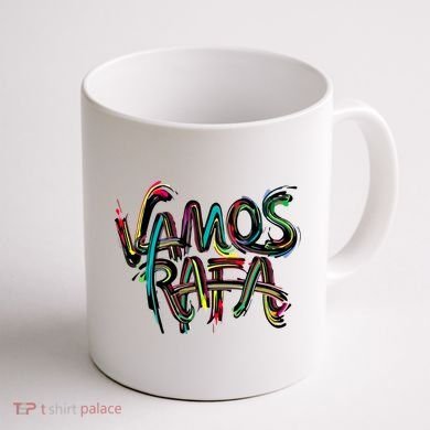 Vamos Rafa Rafael Nadal Tennis Lover Coffee Mug back