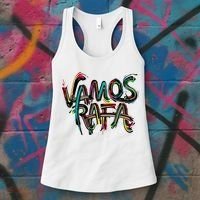 Vamos Rafa Rafael Nadal Tennis Lover Women's Tank Top thumb 3