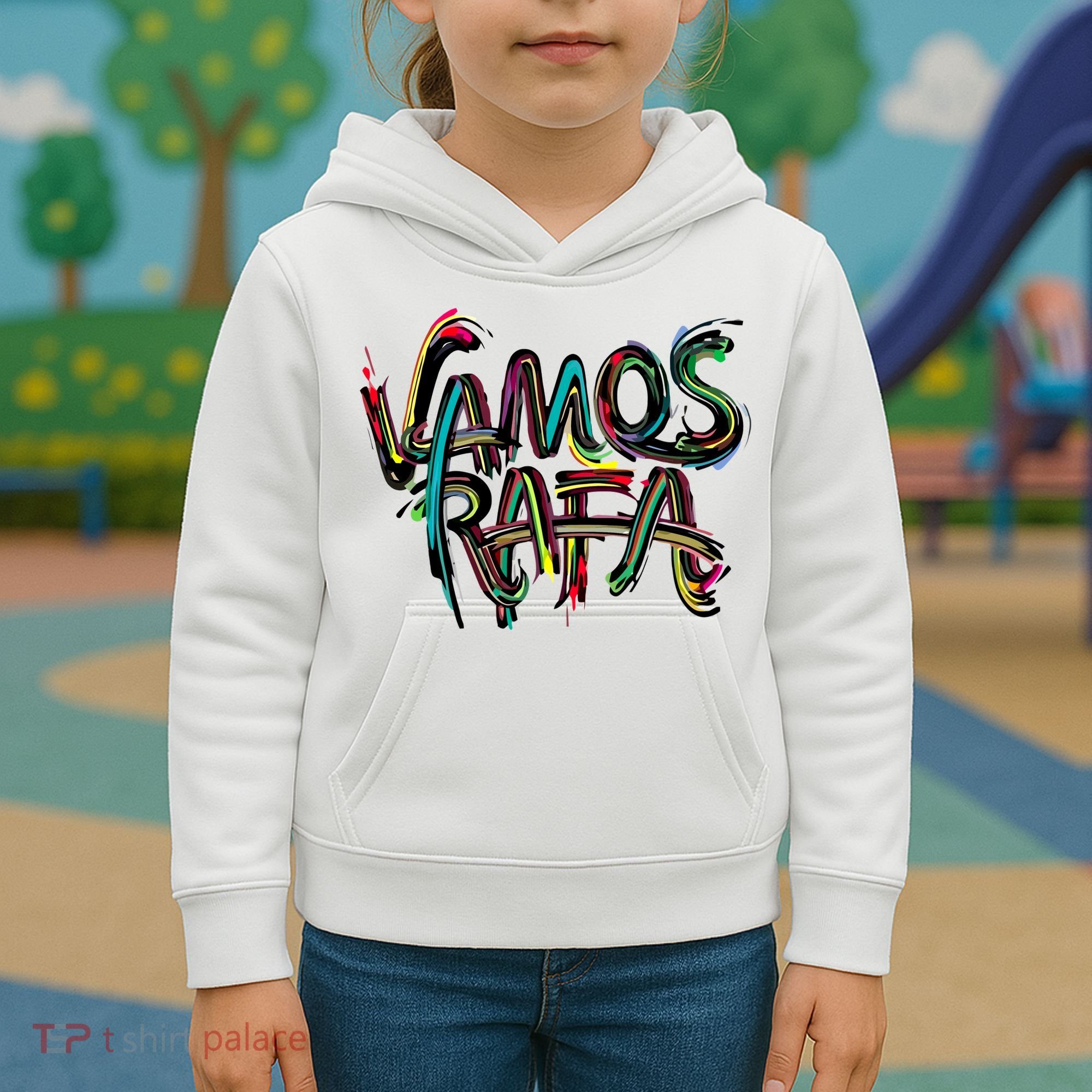 Vamos Rafa Rafael Nadal Tennis Lover Kids Hoodie