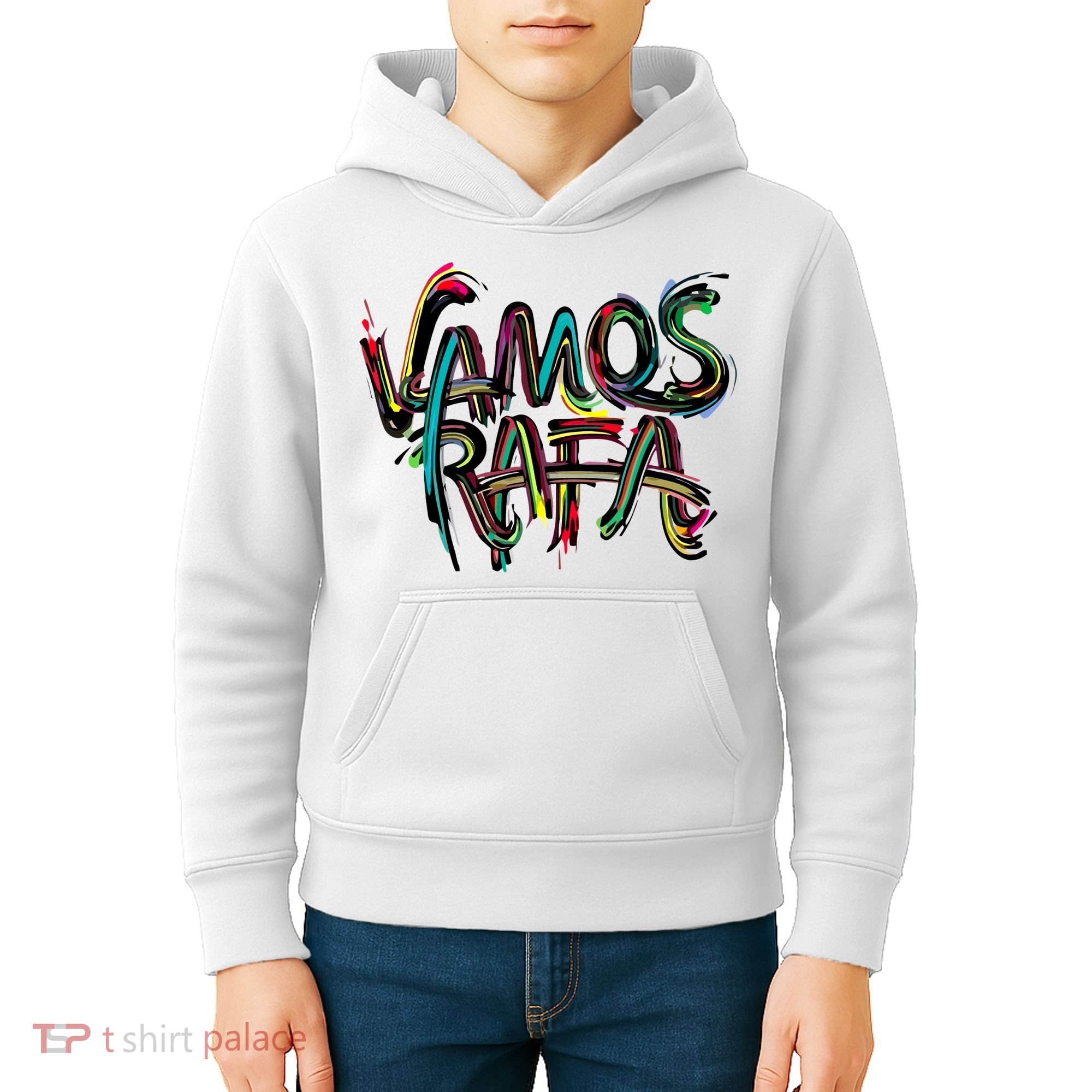 Vamos Rafa Rafael Nadal Tennis Lover Kids Hoodie