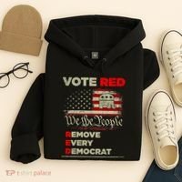 Vote Red Remove Every Democrat Red Wave Republican GOP Hoodie thumb 4