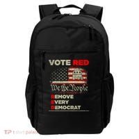 Vote Red Remove Every Democrat Red Wave Republican GOP Backpack thumb 0