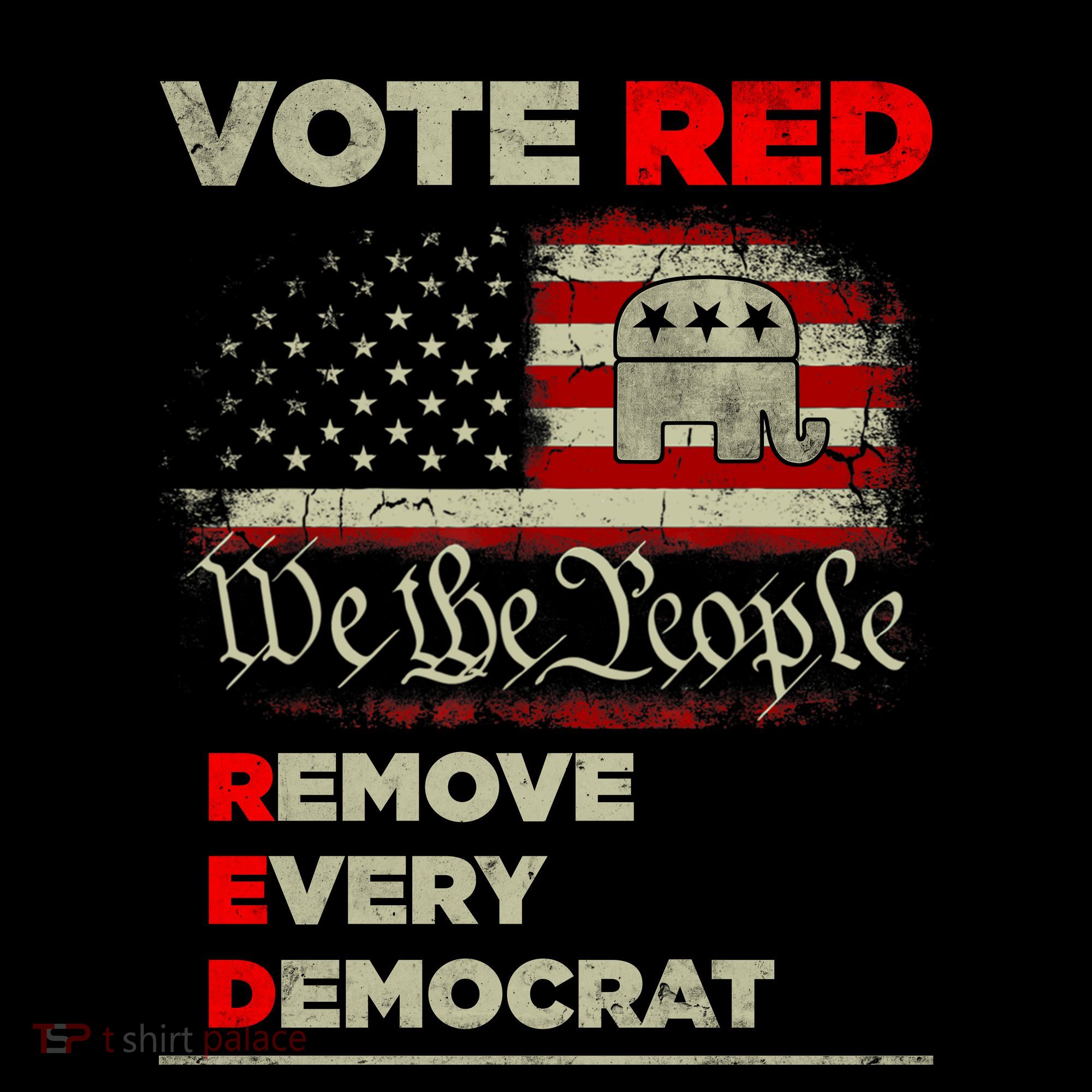 Vote Red Remove Every Democrat Red Wave Republican GOP Women's Hoodie