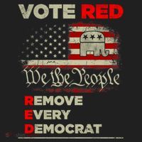 Vote Red Remove Every Democrat Red Wave Republican GOP Hat thumb 2