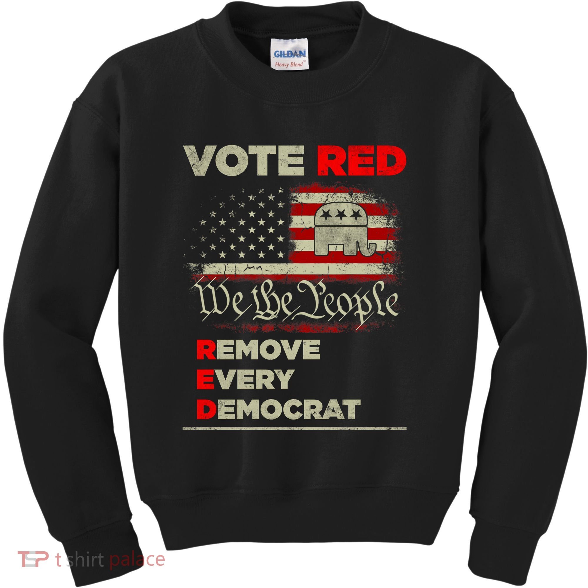 Vote Red Remove Every Democrat Red Wave Republican GOP Kids Sweatshirt