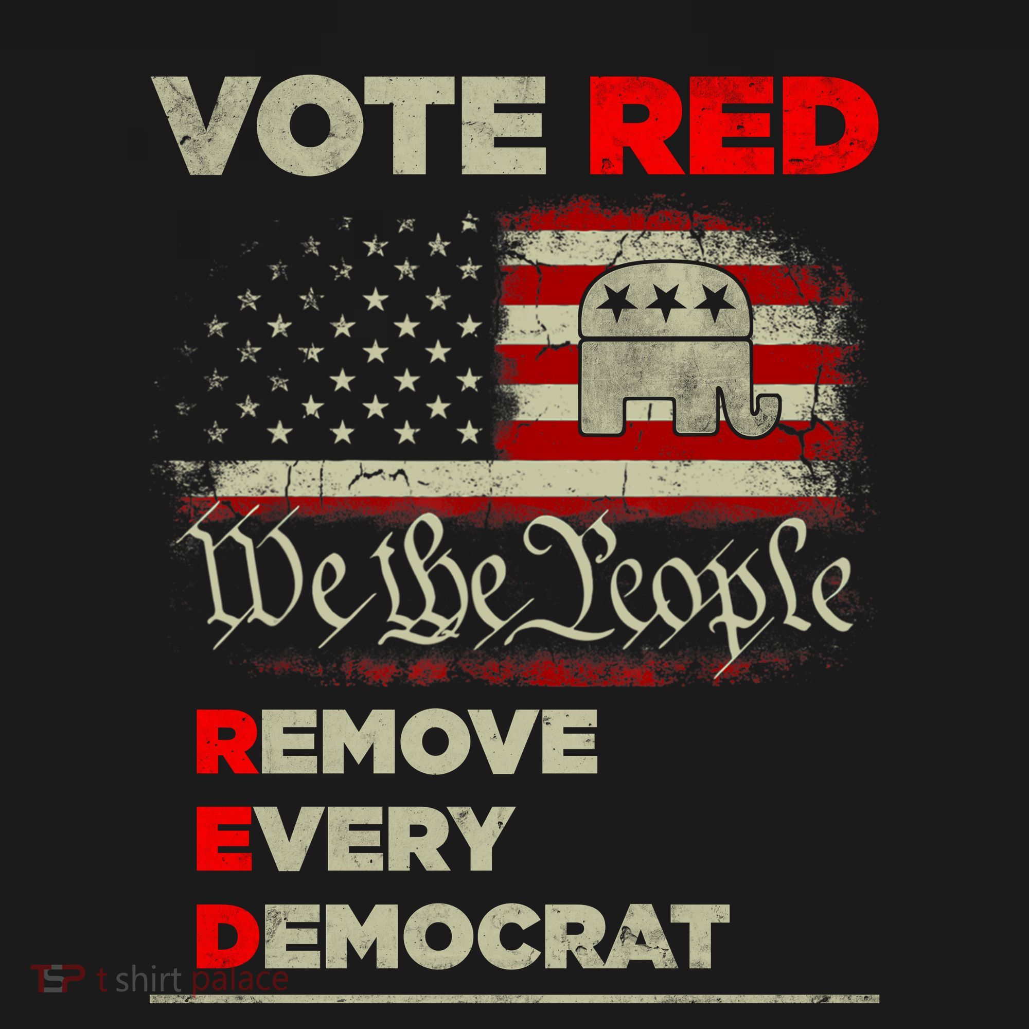 Vote Red Remove Every Democrat Red Wave Republican GOP Kids Sweatshirt