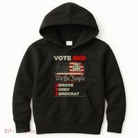 Vote Red Remove Every Democrat Red Wave Republican GOP Kids Hoodie thumb 0