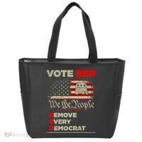 Vote Red Remove Every Democrat Red Wave Republican GOP Tote Bag thumb 0