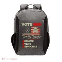 Vote Red Remove Every Democrat Red Wave Republican GOP Vector Backpack thumb 0