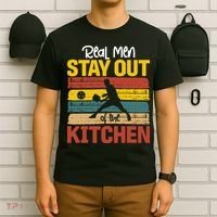 Vintage Real Stay Out Of The Kitchen Pickleball Gift T-Shirt thumb 6