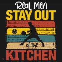 Vintage Real Stay Out Of The Kitchen Pickleball Gift T-Shirt thumb 7