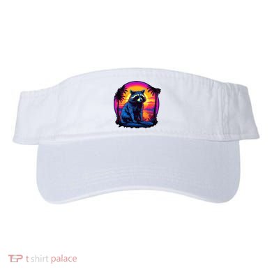 Vintage Retrowave Synthwave 80s Vaporwave Raccoon Visor