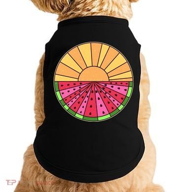 Vintage Retro Summer Sunshine Watermelon Doggie Tank