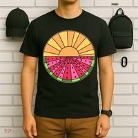 Vintage Retro Summer Sunshine Watermelon T-Shirt thumb 6