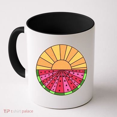 Vintage Retro Summer Sunshine Watermelon Coffee Mug