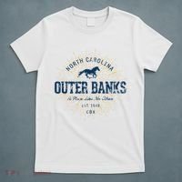 Vintage Retro Style O.U.T.E.R B.A.N.K T-Shirt thumb 5