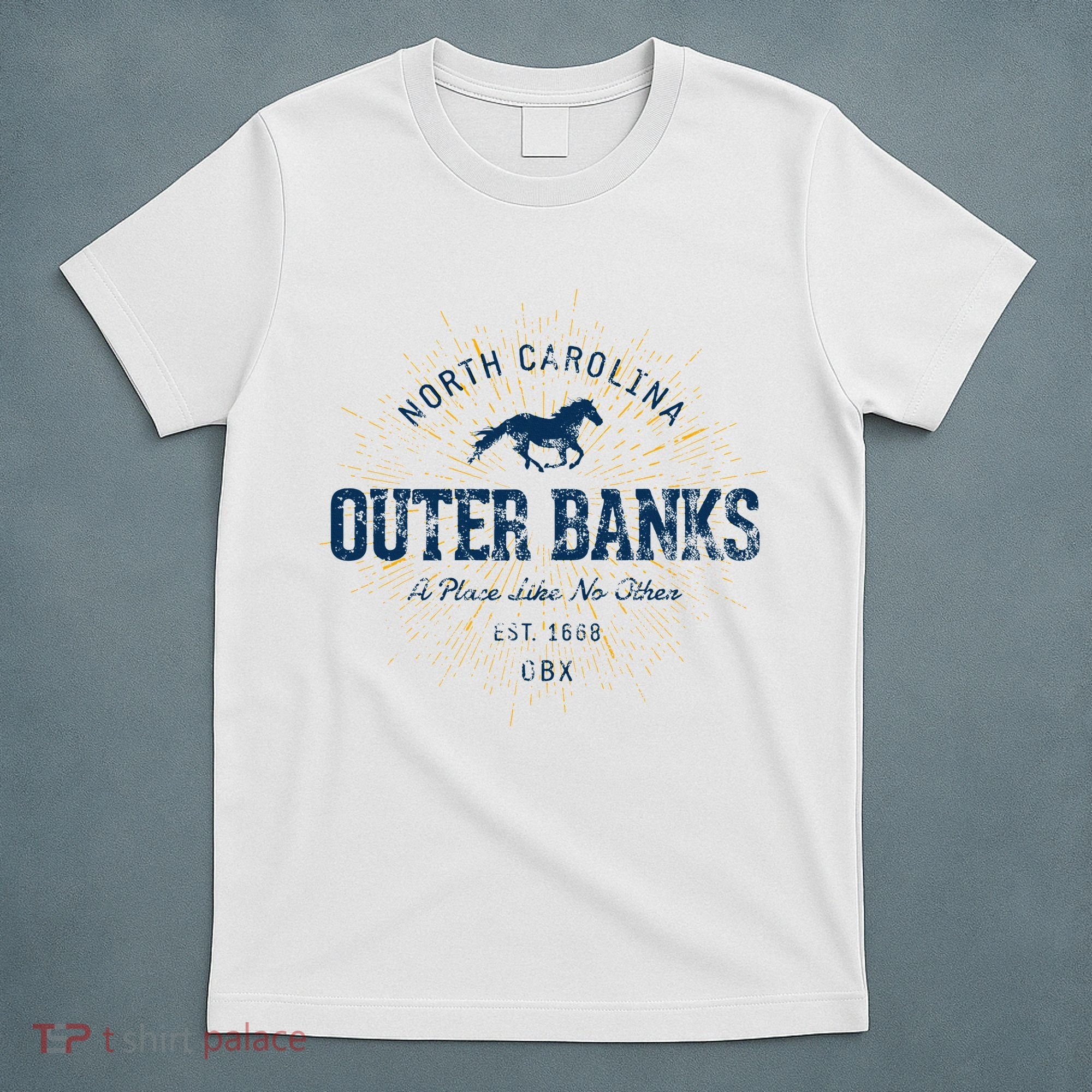 Vintage Retro Style O.U.T.E.R B.A.N.K T-Shirt