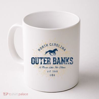 Vintage Retro Style O.U.T.E.R B.A.N.K Coffee Mug