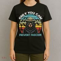 Vintage Resist Only You Can Prevent Fascism T-Shirt thumb 4
