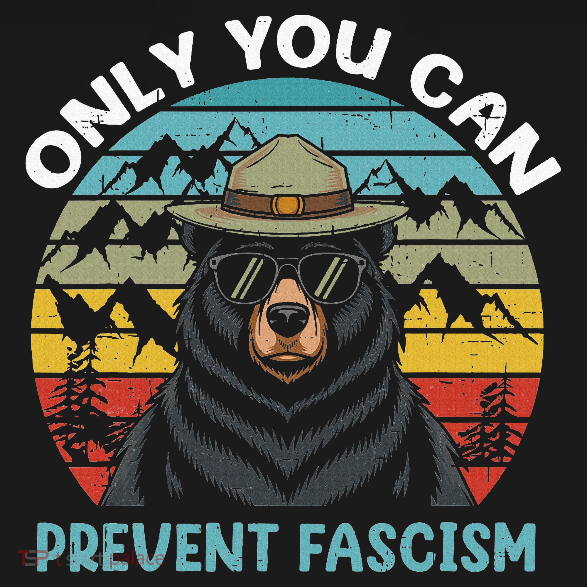 Vintage Resist Only You Can Prevent Fascism T-Shirt