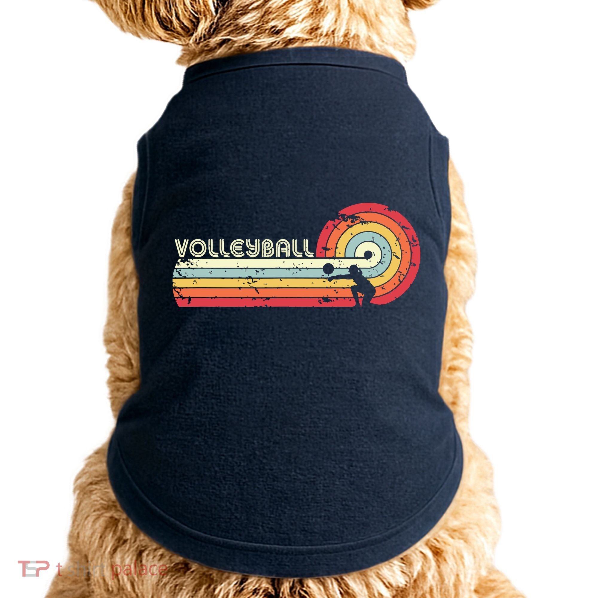 Volleyball Retro Style Doggie Tank