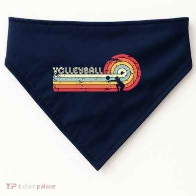 Volleyball Retro Style USA-Made Doggie Bandana