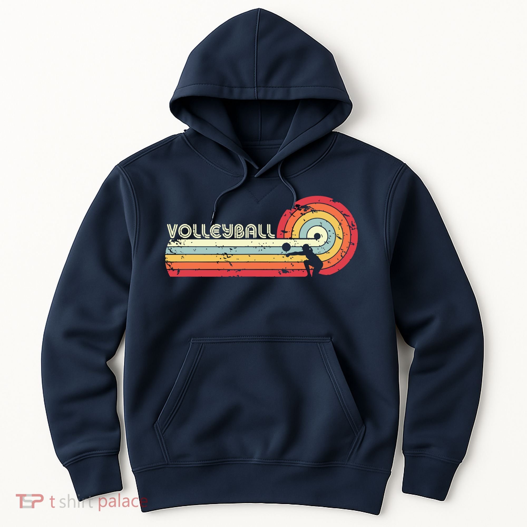 Volleyball Retro Style Hoodie
