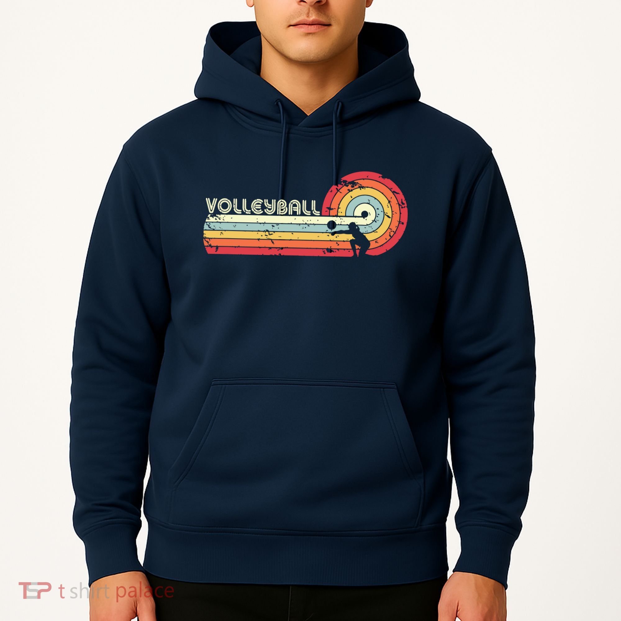 Volleyball Retro Style Hoodie