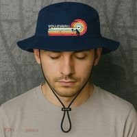 Volleyball Retro Style Bucket Hat thumb 2
