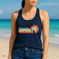 Volleyball Retro Style Women's Tank Top thumb 2