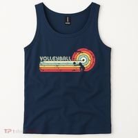 Volleyball Retro Style Tank Top thumb 2