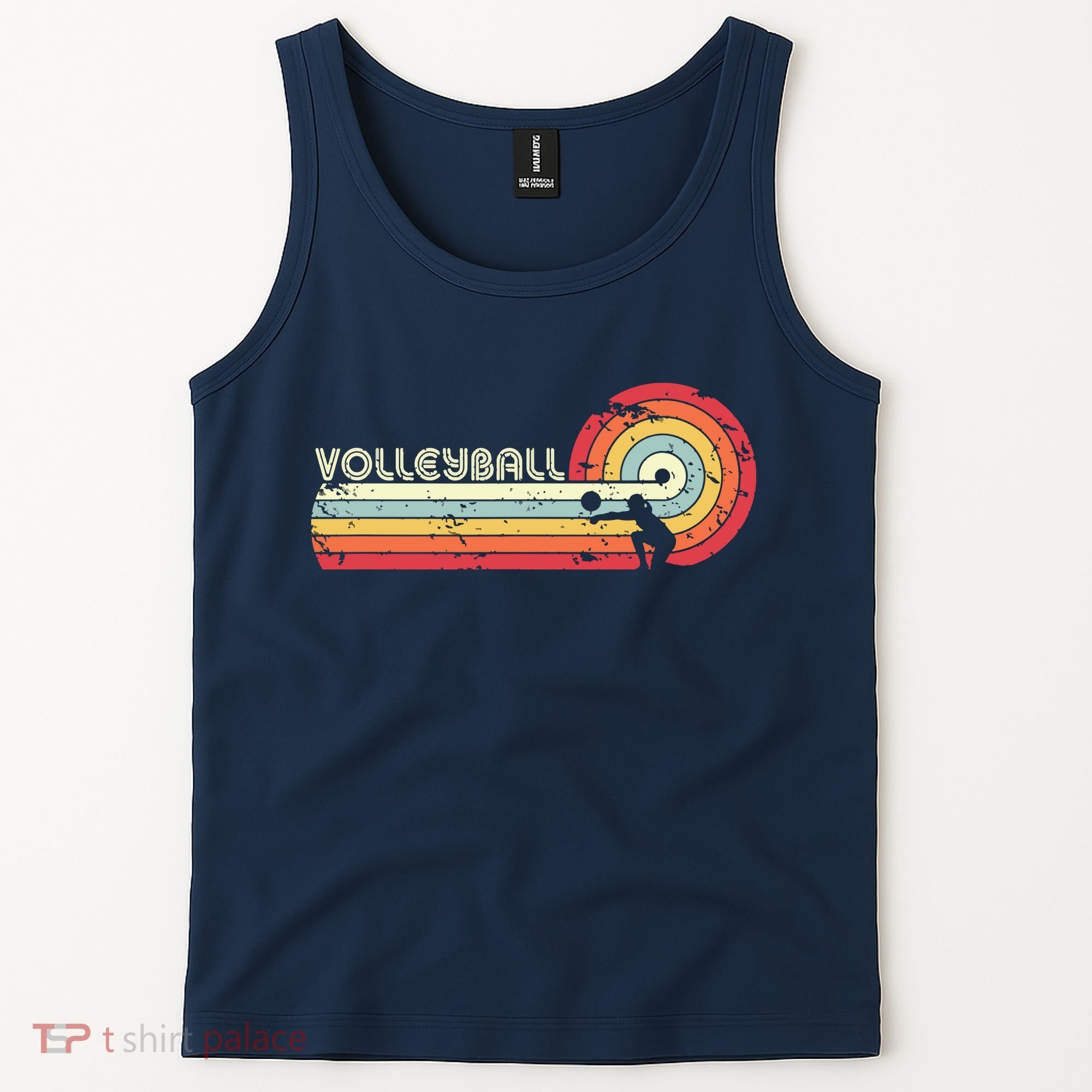 Volleyball Retro Style Tank Top