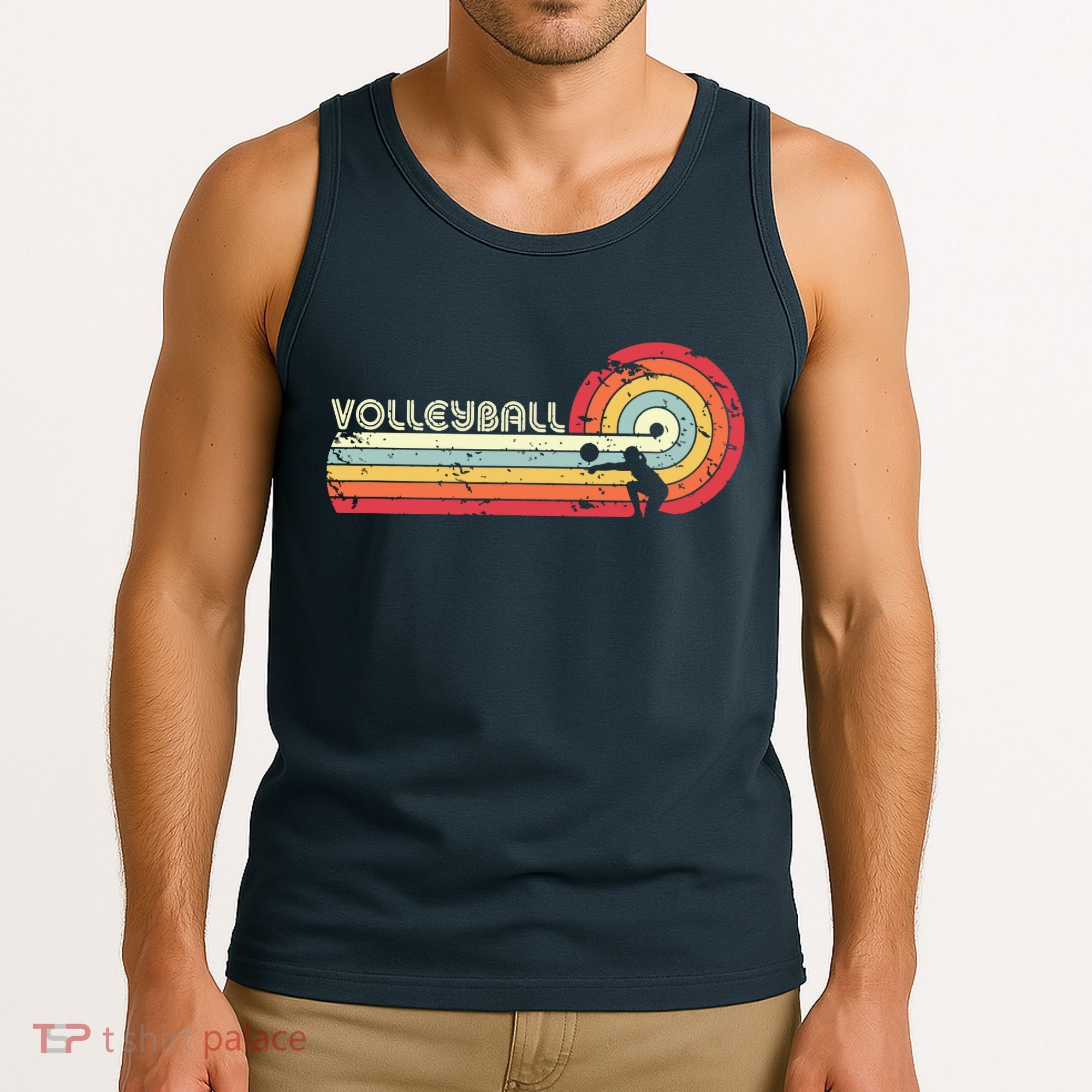Volleyball Retro Style Tank Top