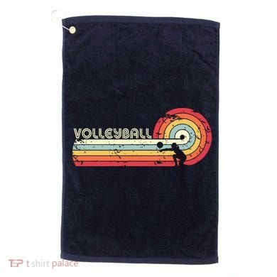 Volleyball Retro Style Golf Towel