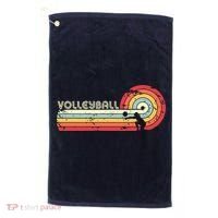 Volleyball Retro Style Golf Towel thumb 0
