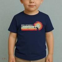 Volleyball Retro Style Toddler T-Shirt thumb 2