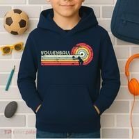 Volleyball Retro Style Kids Hoodie thumb 2