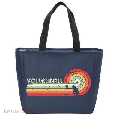 Volleyball Retro Style Tote Bag